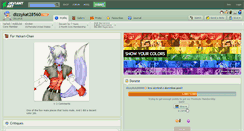 Desktop Screenshot of dizzykat28560.deviantart.com