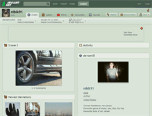 Tablet Screenshot of nibik91.deviantart.com
