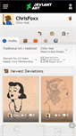 Mobile Screenshot of chrisfoxx.deviantart.com