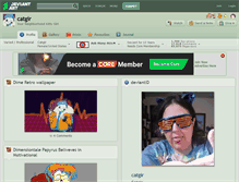 Tablet Screenshot of catgir.deviantart.com