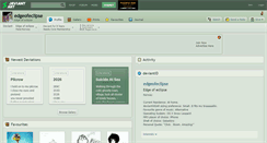 Desktop Screenshot of edgeofeclipse.deviantart.com