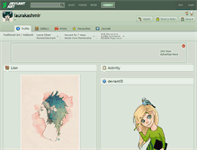 Tablet Screenshot of laurakashmir.deviantart.com