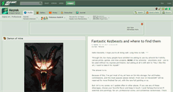 Desktop Screenshot of kezrek.deviantart.com