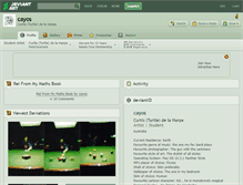 Tablet Screenshot of cayos.deviantart.com