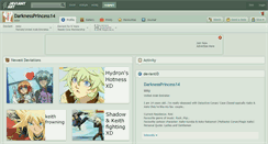 Desktop Screenshot of darknessprincess14.deviantart.com