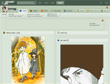 Tablet Screenshot of jamegg.deviantart.com