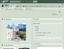 Tablet Screenshot of finner.deviantart.com