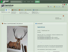 Tablet Screenshot of gabrielgrob.deviantart.com