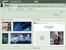 Tablet Screenshot of eyne81.deviantart.com