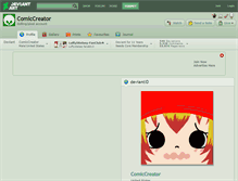 Tablet Screenshot of comiccreator.deviantart.com