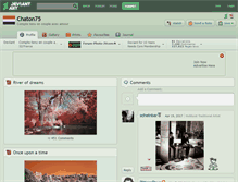 Tablet Screenshot of chaton75.deviantart.com