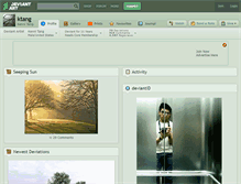 Tablet Screenshot of ktang.deviantart.com