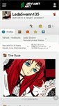Mobile Screenshot of ledaswann135.deviantart.com
