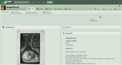 Desktop Screenshot of dragonflower.deviantart.com