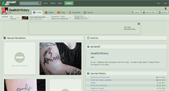 Desktop Screenshot of deathorvictory.deviantart.com