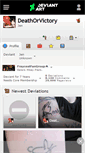Mobile Screenshot of deathorvictory.deviantart.com