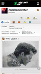 Mobile Screenshot of co0kiiem0nster.deviantart.com