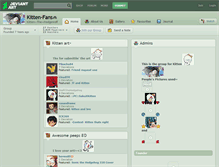 Tablet Screenshot of kitten-fans.deviantart.com