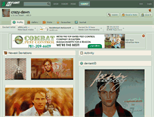 Tablet Screenshot of crazy-dawn.deviantart.com