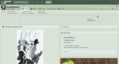 Desktop Screenshot of fourleafclover.deviantart.com
