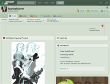 Tablet Screenshot of fourleafclover.deviantart.com