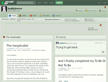 Tablet Screenshot of buddybmww.deviantart.com