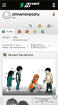 Mobile Screenshot of cinnamonpocky.deviantart.com