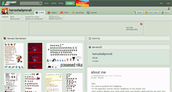 Desktop Screenshot of herosshallprevail.deviantart.com