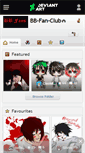 Mobile Screenshot of bb-fan-club.deviantart.com