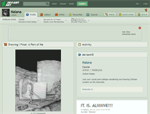 Tablet Screenshot of nalana.deviantart.com