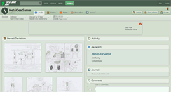 Desktop Screenshot of metalgearsamus.deviantart.com