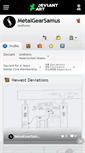 Mobile Screenshot of metalgearsamus.deviantart.com