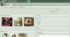 Desktop Screenshot of burari.deviantart.com