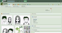 Desktop Screenshot of klayking.deviantart.com