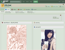 Tablet Screenshot of kitty-bear.deviantart.com