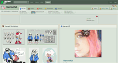 Desktop Screenshot of glamourkat.deviantart.com
