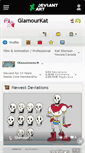 Mobile Screenshot of glamourkat.deviantart.com