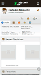 Mobile Screenshot of natsuki-takeuchi.deviantart.com