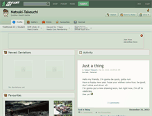 Tablet Screenshot of natsuki-takeuchi.deviantart.com