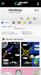 Mobile Screenshot of milesderpy.deviantart.com