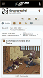 Mobile Screenshot of goyangi-spiral.deviantart.com