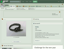 Tablet Screenshot of lealea.deviantart.com