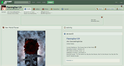 Desktop Screenshot of flamingstar129.deviantart.com