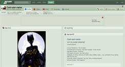 Desktop Screenshot of cool-user-name.deviantart.com