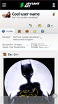 Mobile Screenshot of cool-user-name.deviantart.com