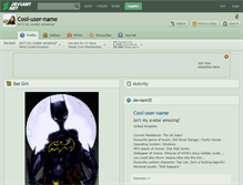 Tablet Screenshot of cool-user-name.deviantart.com