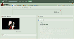 Desktop Screenshot of embryo-x.deviantart.com