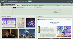 Desktop Screenshot of celticofwaternation.deviantart.com