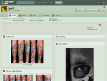 Tablet Screenshot of bjsxiii.deviantart.com