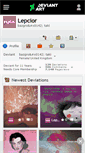 Mobile Screenshot of lepcior.deviantart.com